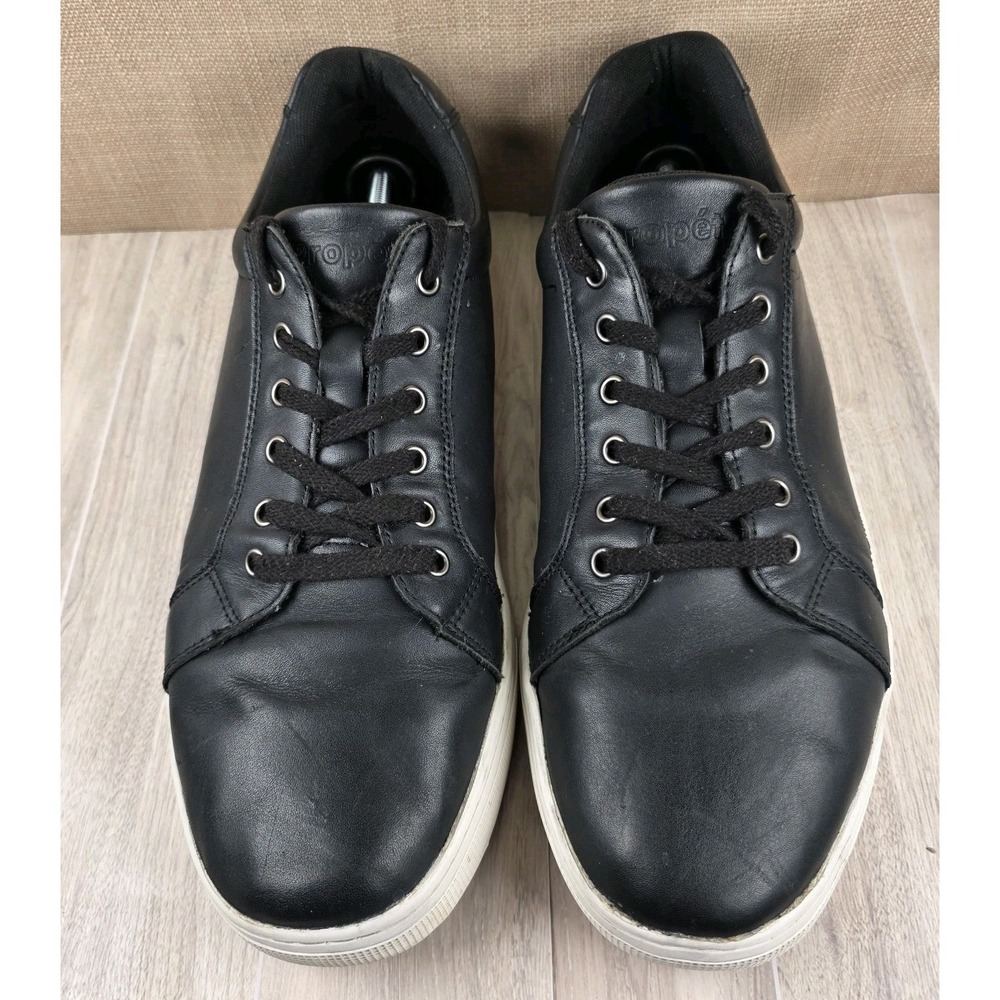 Propet Koda Men's Black Platform Durocloud Walking Leather Sneakers Size 14